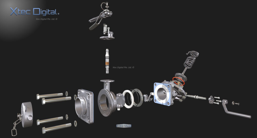 3D Interactive Tank Components